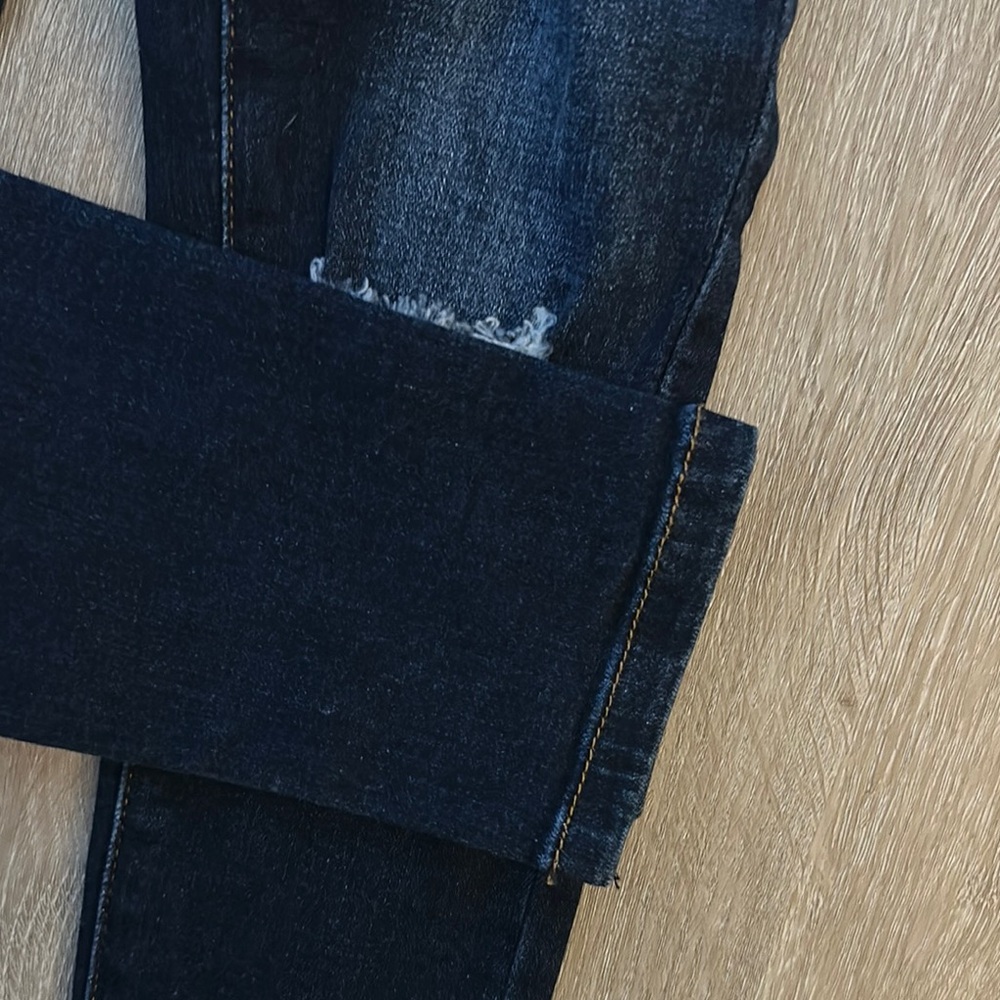 Celebrity Pink Blue Girl’s Distressed Blue Jeans Skinny 6X - Picture 5 of 9